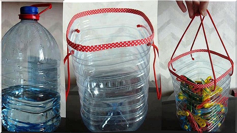 Re-use of plastic bottles as all-purpose containers