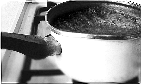 Boiling water