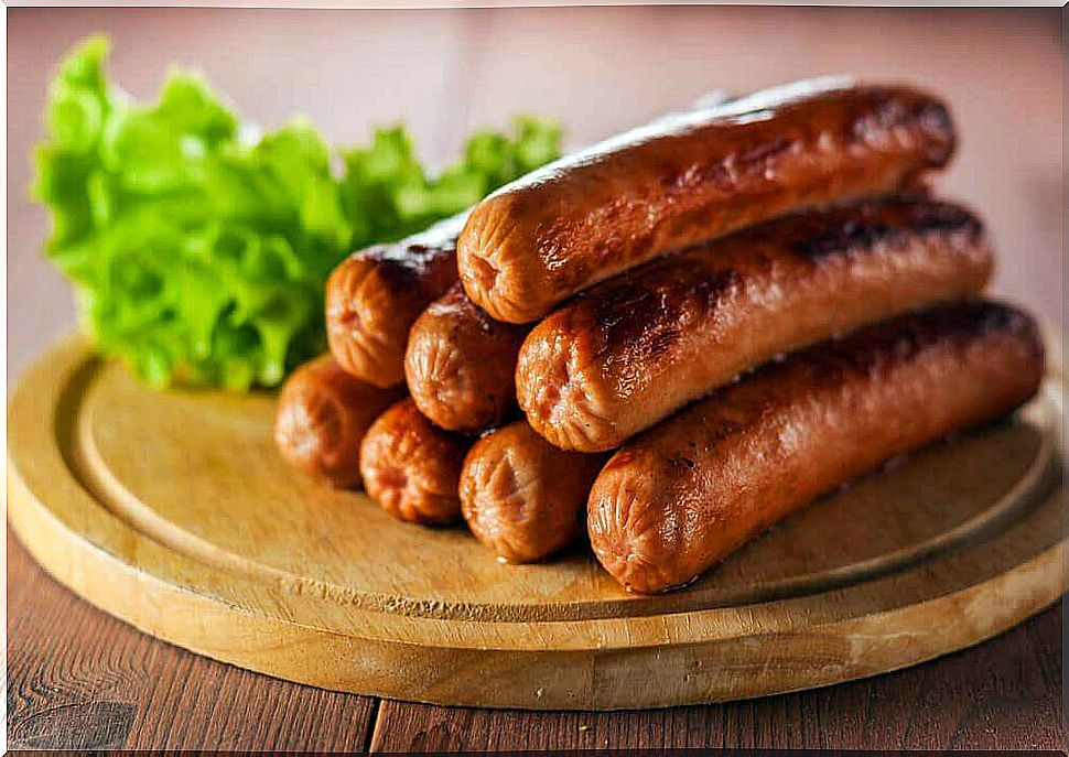 Sausages - harmful food