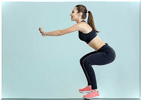 Exercises for firm legs: squats