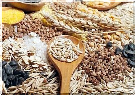 Dietary fiber intake through whole grains