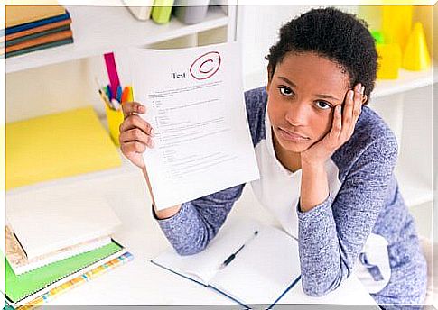 Bad grades because of an argument between parents