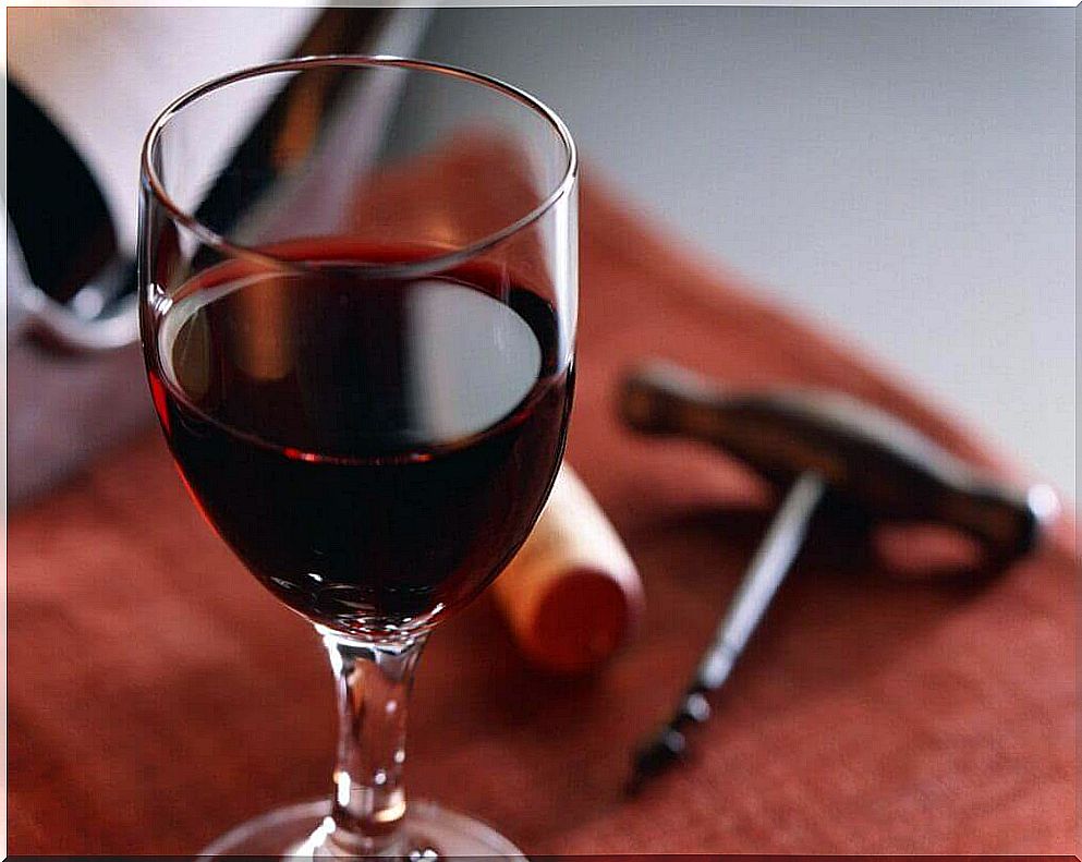 Wine is a care for wooden furniture